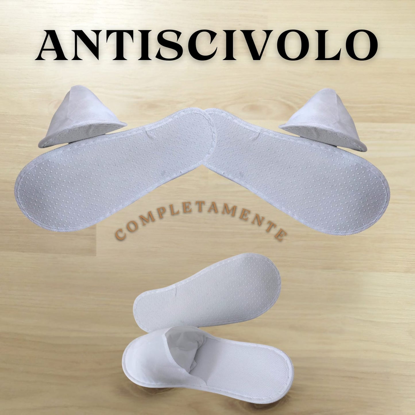 Pantofole Usa e Getta per l'Hotel Scarpe Viaggio Sauna Ostello Unisex